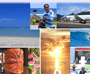 Rarotonga, that is beaches, sunsets